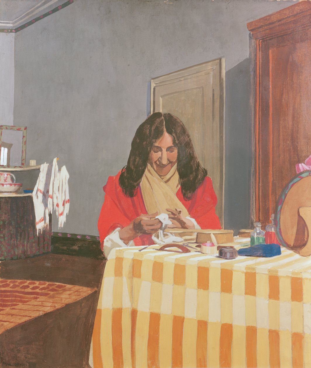 Rouva Vallottonin muotokuva tekijältä Felix Edouard Vallotton