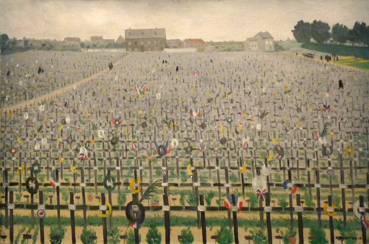 Le Cimetiere militaire de Chalonsn Englanti: Chalons War Cemeteryn tekijältä Felix Edouard Vallotton