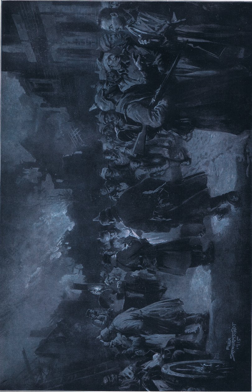 Tauko taisteluissa, Daterlandijrcher Derlag & H Weller Berlinin kustantaja Hindenburg tekijältä Felix (after) Schwormstadt