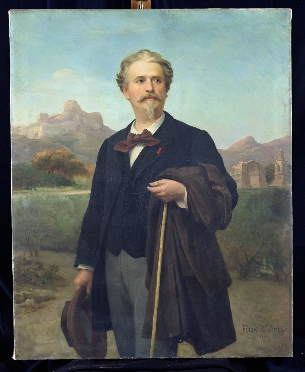 Frederic Mistralin (1830-1914) muotokuva 1885 tekijältä Felix Auguste Clement