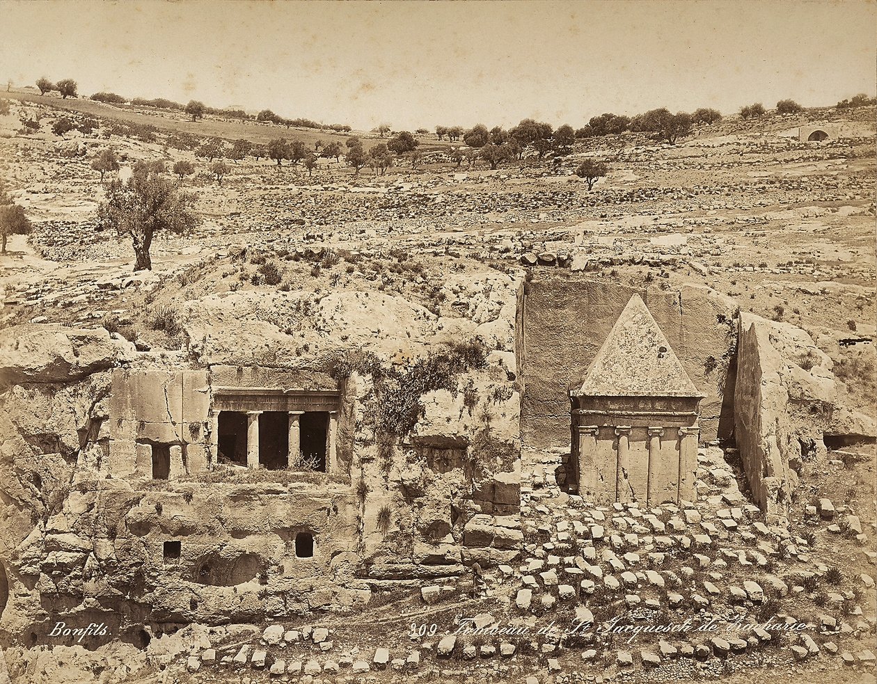 Pyhän Hieronymuksen hauta Palestiinassa tekijältä Félix Bonfils