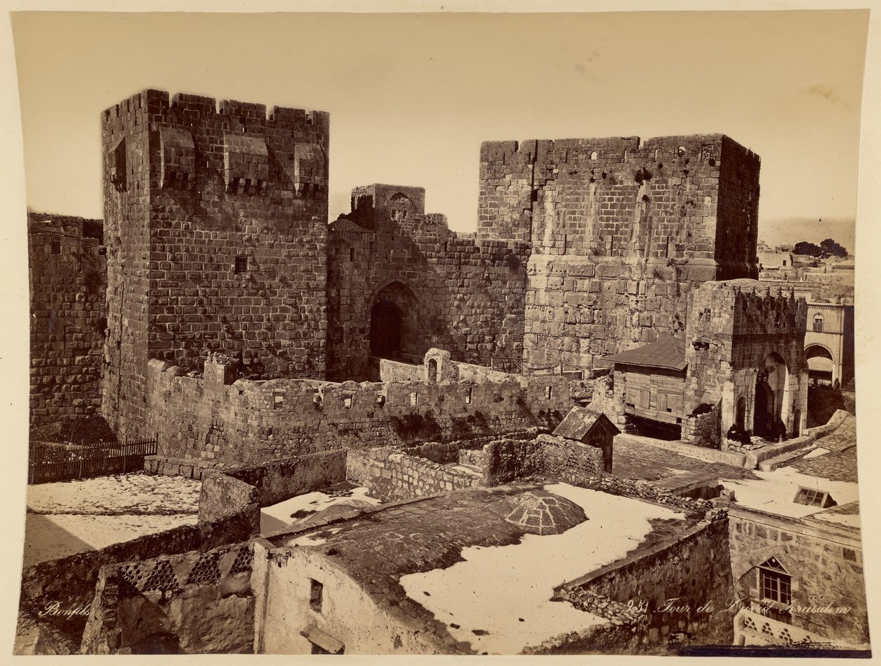 Daavidin torni, Jerusalem tekijältä Félix Bonfils
