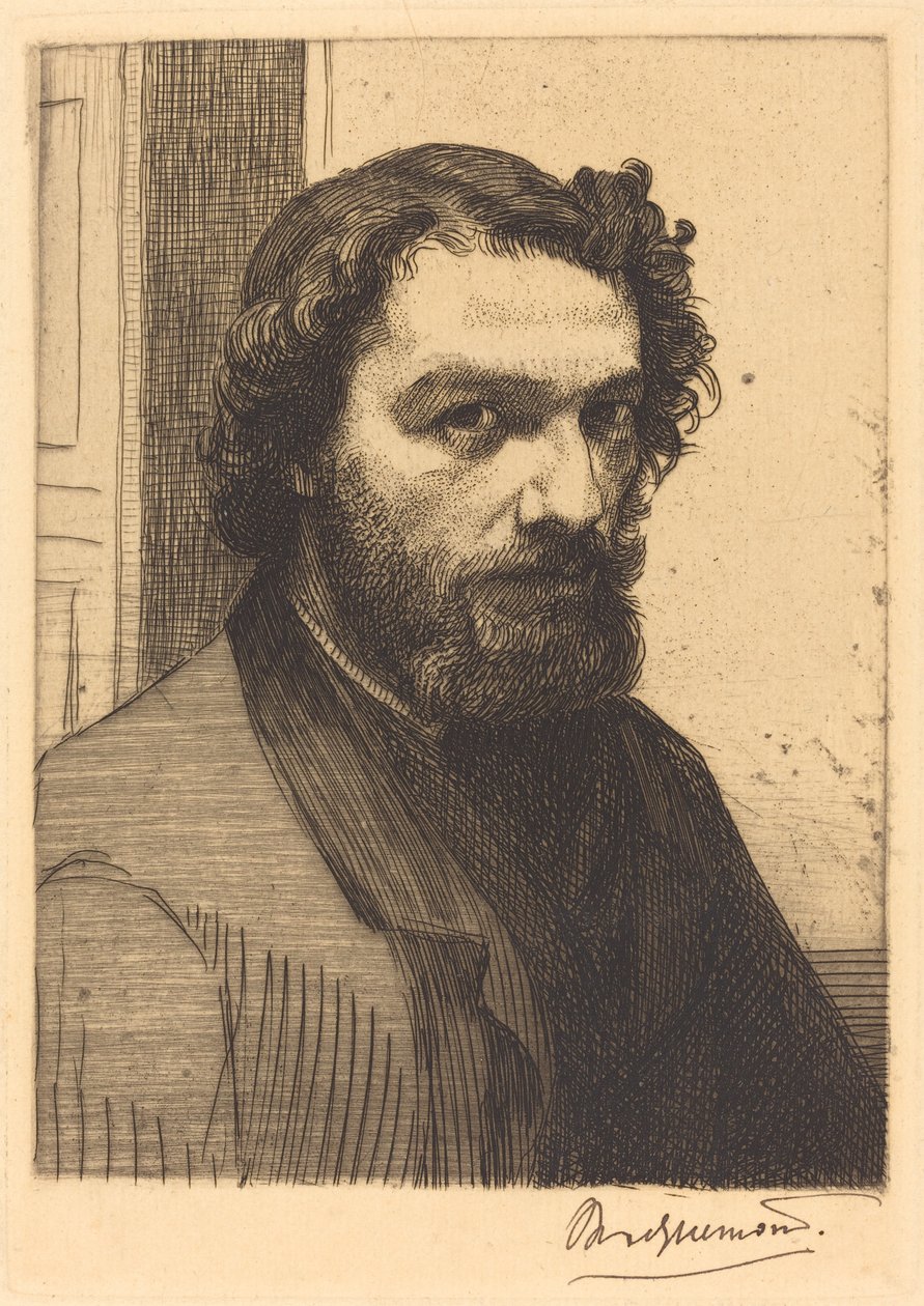 Alphonse Legros tekijältä Felix Bracquemond