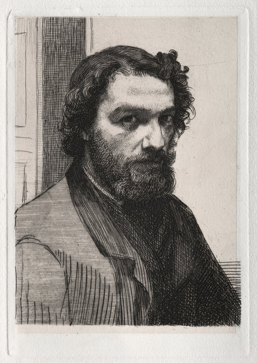 Alphonse Legros tekijältä Felix Bracquemond