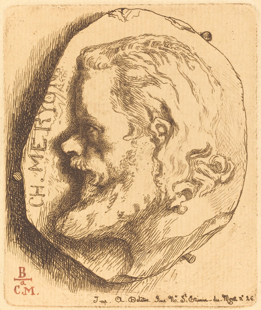 Charles Meryon tekijältä Felix Bracquemond