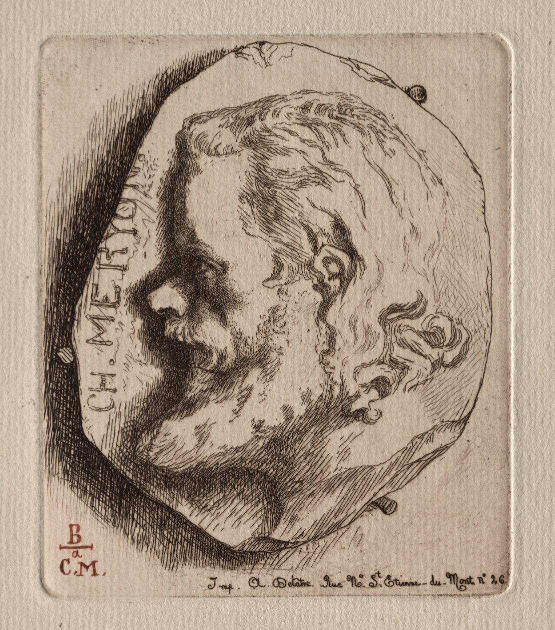 Charles Meryon tekijältä Felix Bracquemond