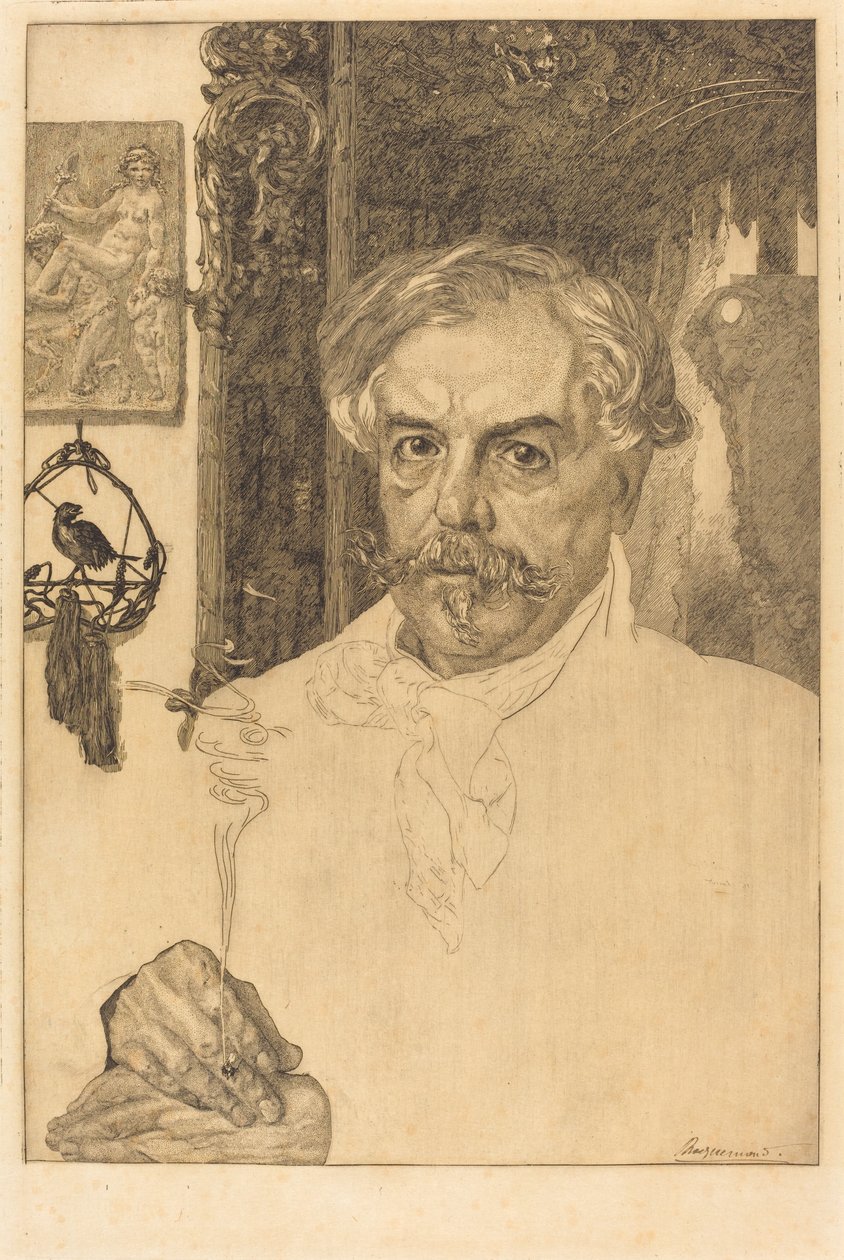Edmond de Goncourt tekijältä Felix Bracquemond