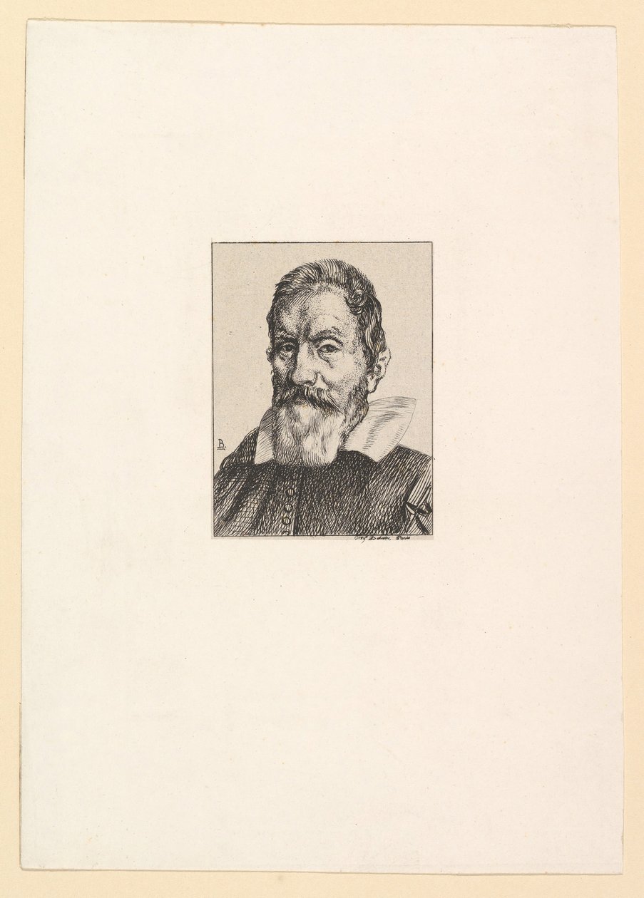 Galileo, 1862. tekijältä Felix Bracquemond