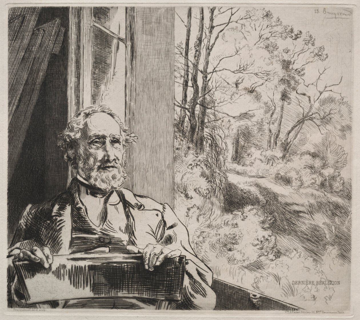 Meyer-Heine, c. 1872 tekijältä Felix Bracquemond