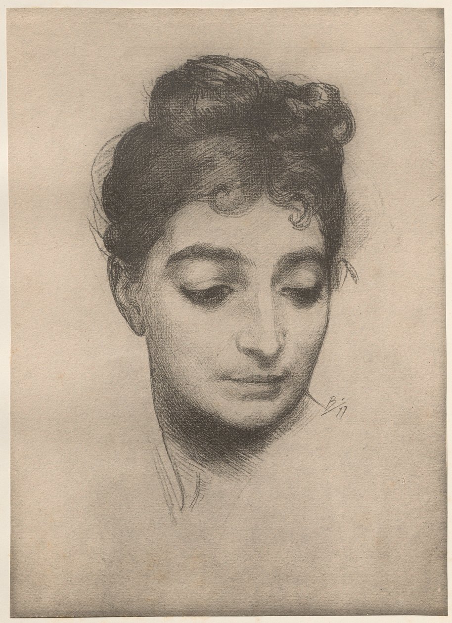 Muotokuva, 1899. tekijältä Felix Bracquemond