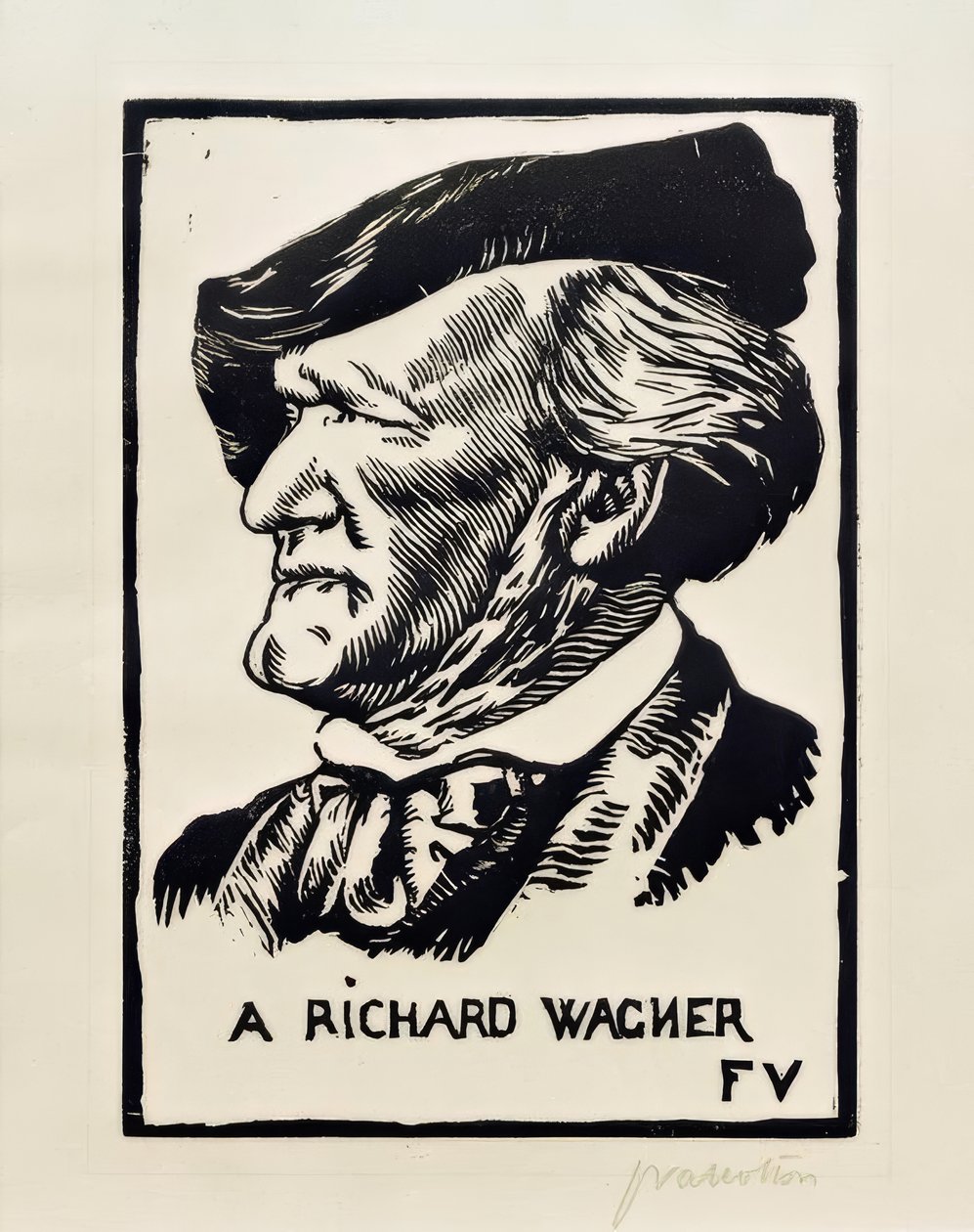 Richard Wagner tekijältä Felix Edouard Vallotton