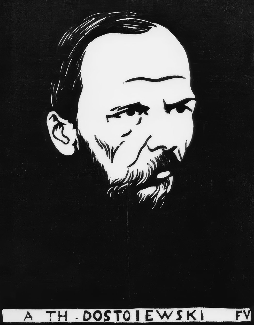 A Th. Dostoievski tekijältä Felix Edouard Vallotton