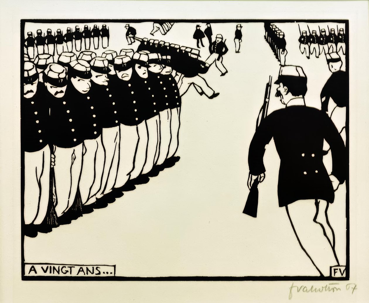 A vingt ans… tekijältä Felix Edouard Vallotton