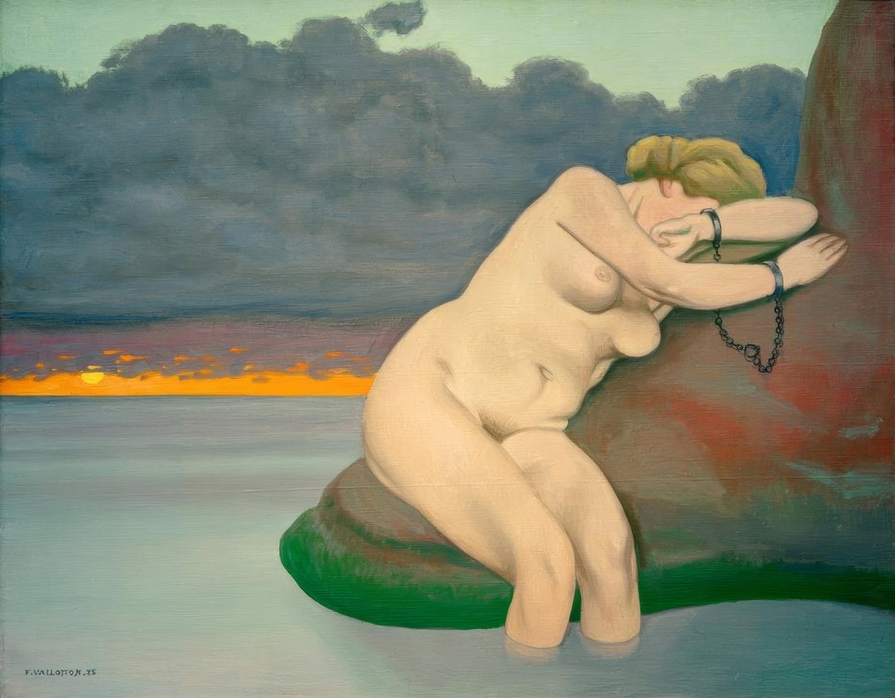 Andromède enchaînée tekijältä Felix Edouard Vallotton