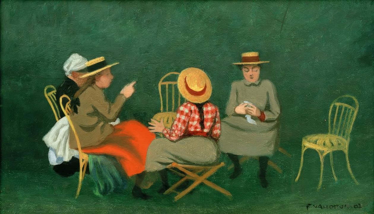 Au Bois de Boulogne tekijältä Felix Edouard Vallotton