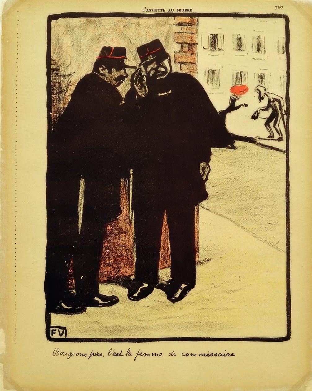 Älkäämme liikkuko, se on komissaarin vaimo tekijältä Felix Edouard Vallotton