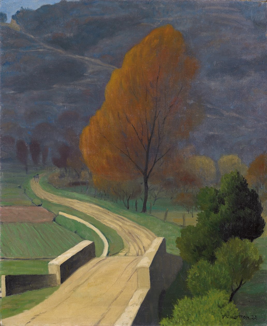 Bealin ylittävä silta, 1922 tekijältä Felix Edouard Vallotton