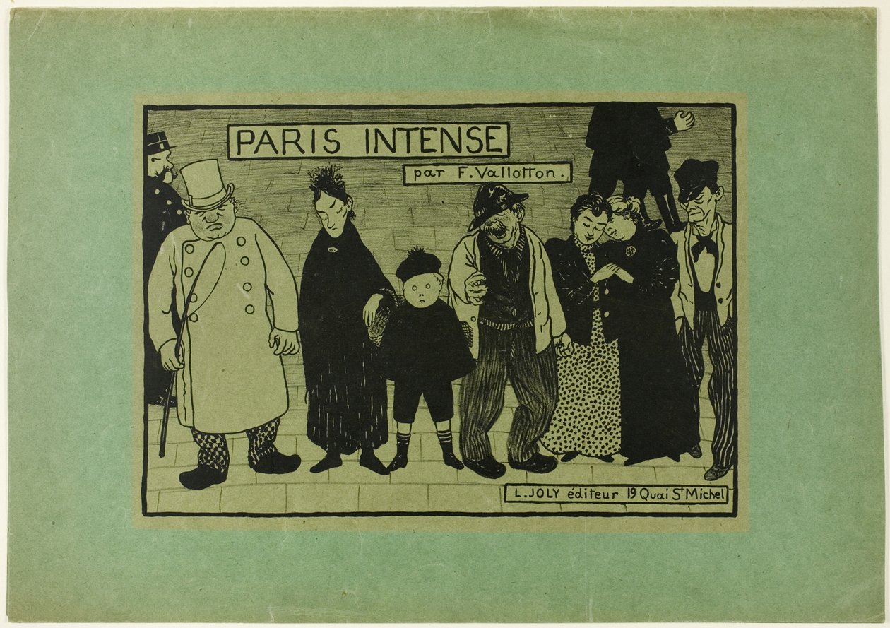 Paris Intensen kansikuva tekijältä Felix Edouard Vallotton