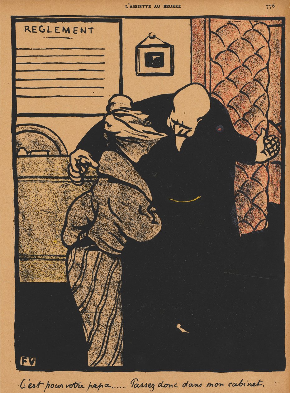 Rikokset ja rangaistukset XIX, 776: Isästäsi, 1872. tekijältä Felix Edouard Vallotton