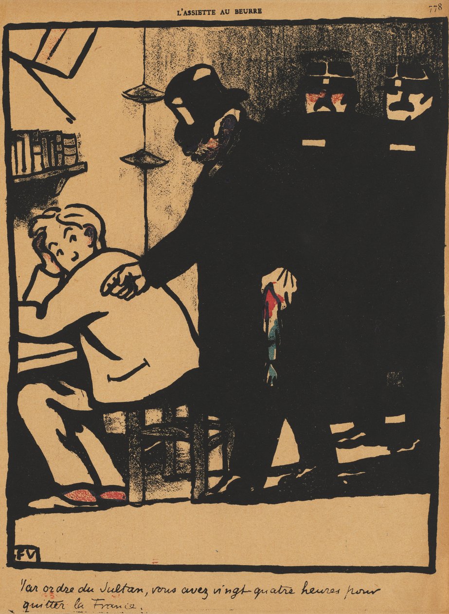 Rikokset ja rangaistukset XXI, 778: Sulttaanin määräyksestä, 1869. tekijältä Felix Edouard Vallotton