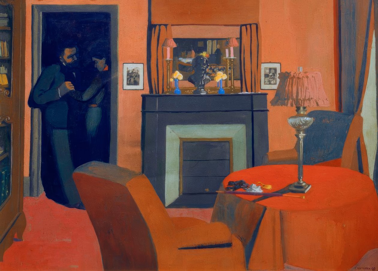 Das rote Zimmer tekijältä Felix Edouard Vallotton