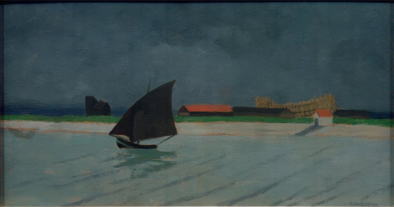Die Seine-Mündung (Seestück) tekijältä Felix Edouard Vallotton