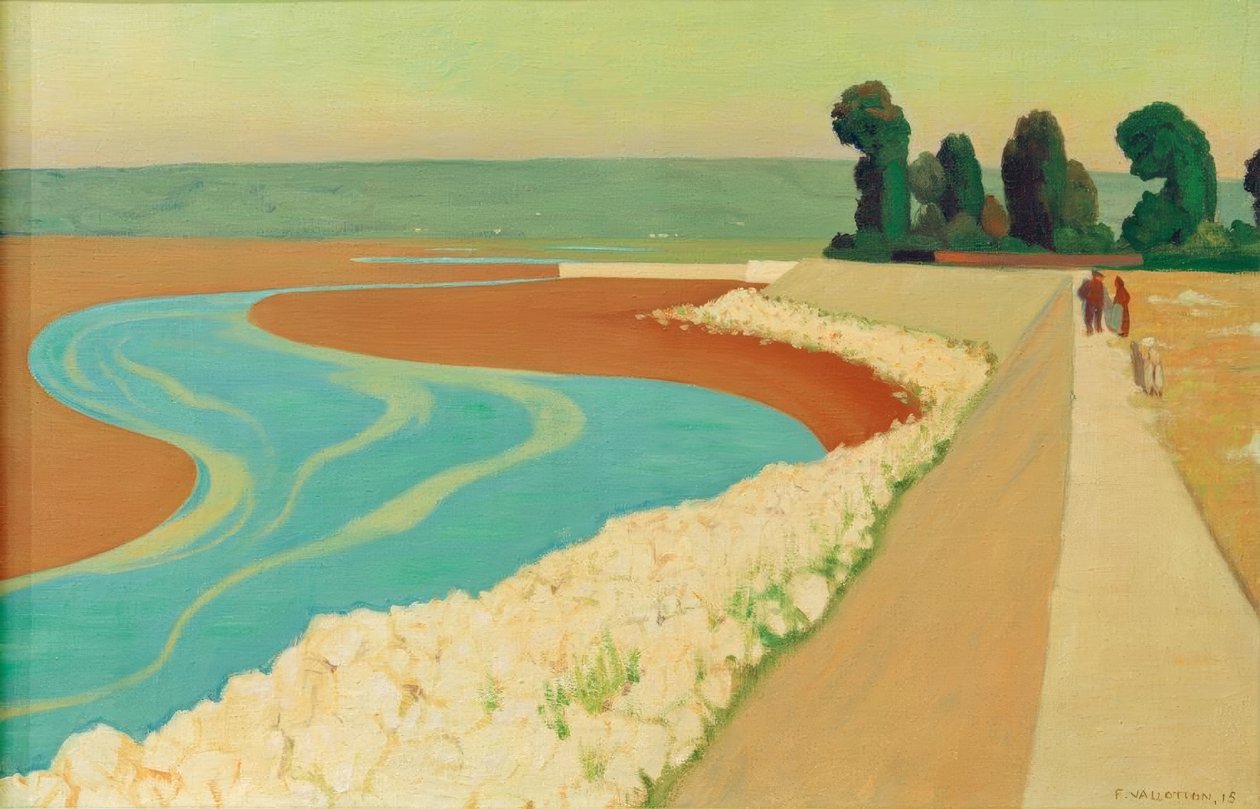 Digue de Honfleur tekijältä Felix Edouard Vallotton