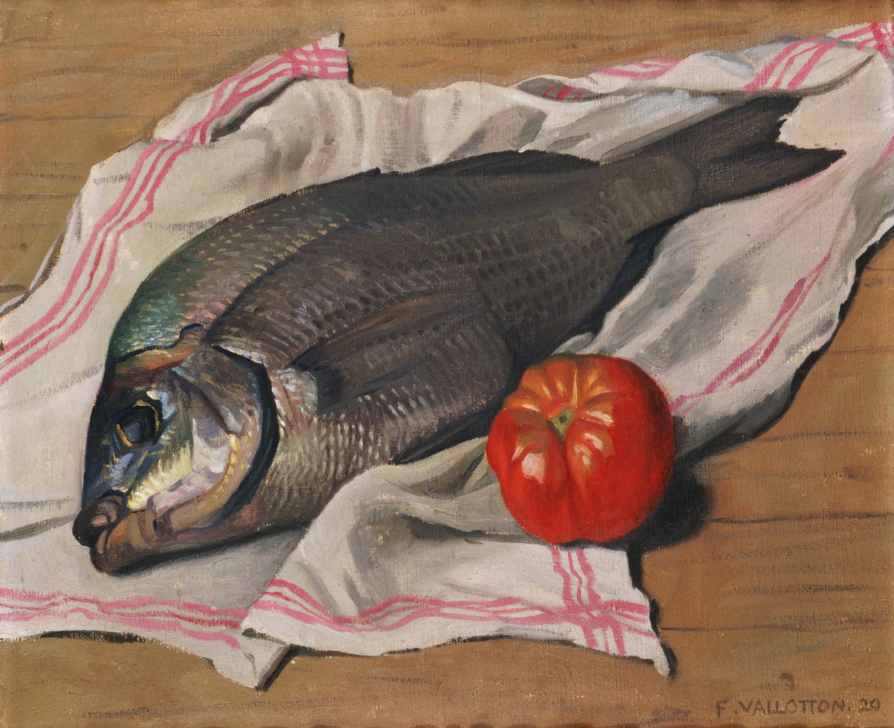 Dorade tai "John Dory", 1920 tekijältä Felix Edouard Vallotton