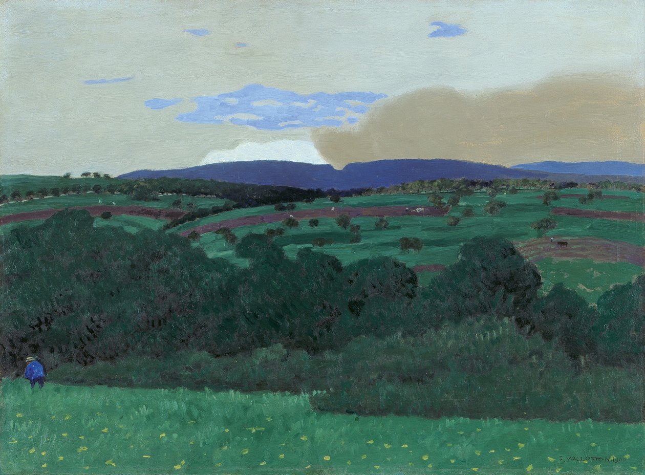 Environs de Lausanne, 1900.  tekijältä Felix Edouard Vallotton