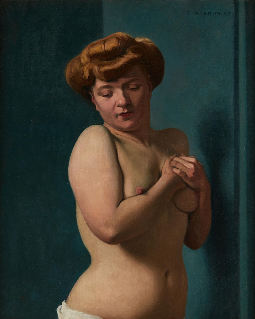 Alaston nainen, 1907. tekijältä Felix Edouard Vallotton