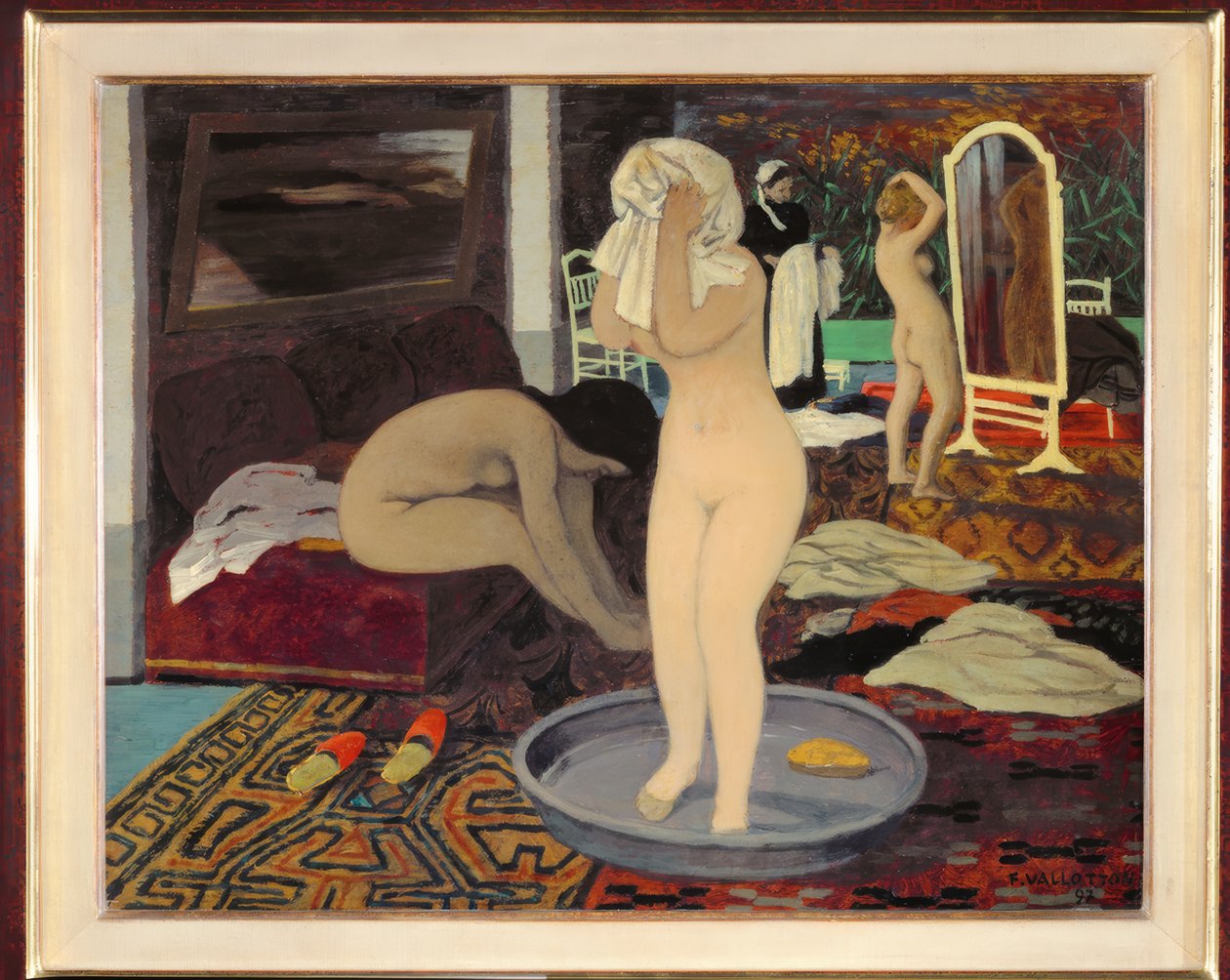 Femmes à leur toilette tekijältä Felix Edouard Vallotton