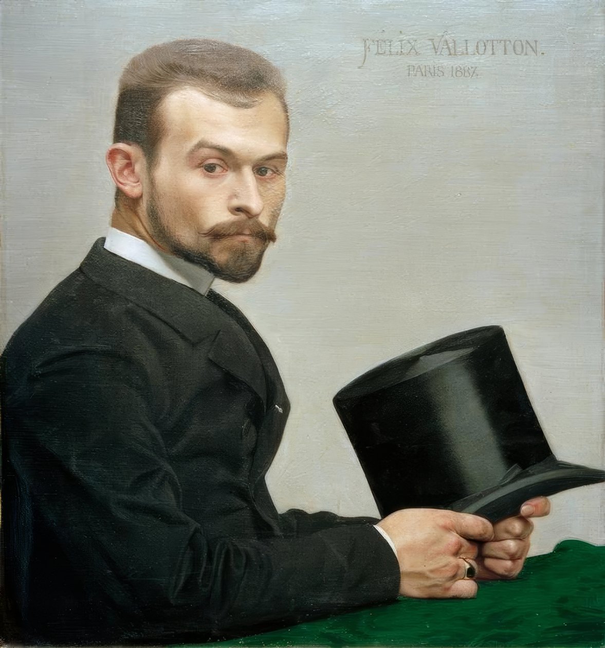 Félix Jasinski vuokralaisen poika chapeau tekijältä Felix Edouard Vallotton