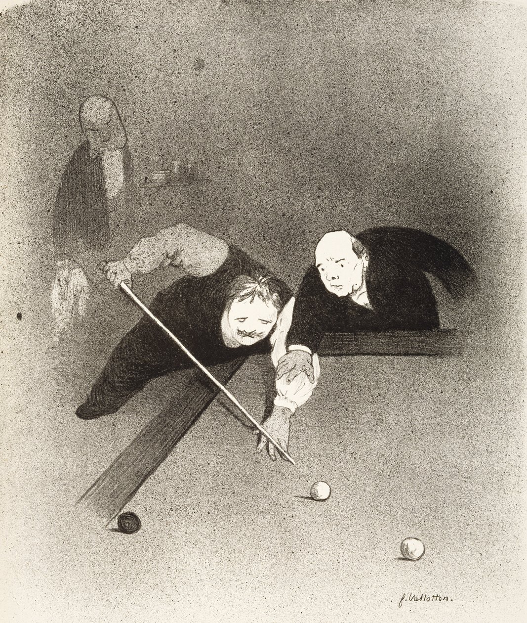 LEscarmouche: The Bores, 1898 tekijältä Felix Edouard Vallotton