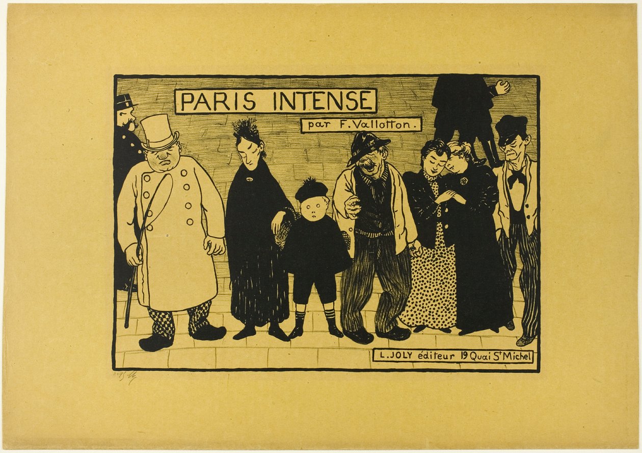 Paris Intensen etukappale tekijältä Felix Edouard Vallotton