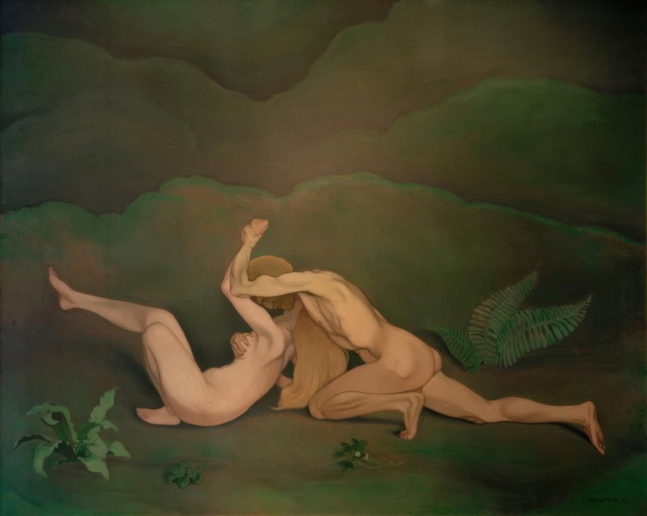 Homme et femme tekijältä Felix Edouard Vallotton