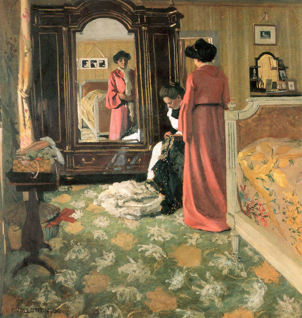 Sisustus, 1903-1904. tekijältä Felix Edouard Vallotton