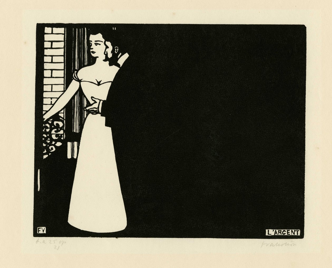 Intimiteetti V: Raha Intimiteetti V: Raha, 1898. tekijältä Felix Edouard Vallotton