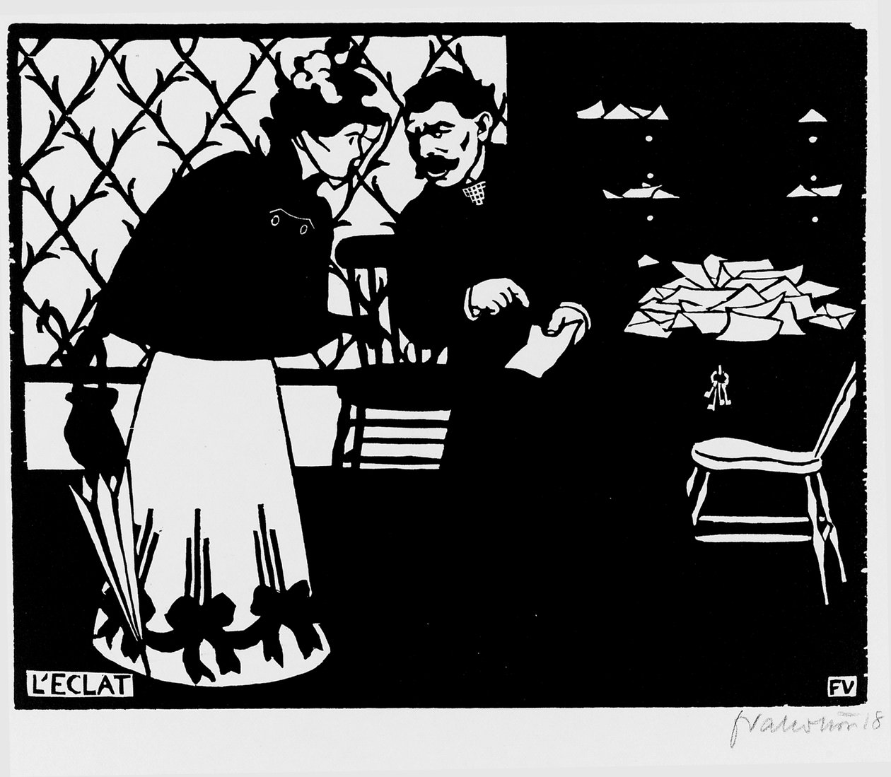 Sirpale, 1898 tekijältä Felix Edouard Vallotton