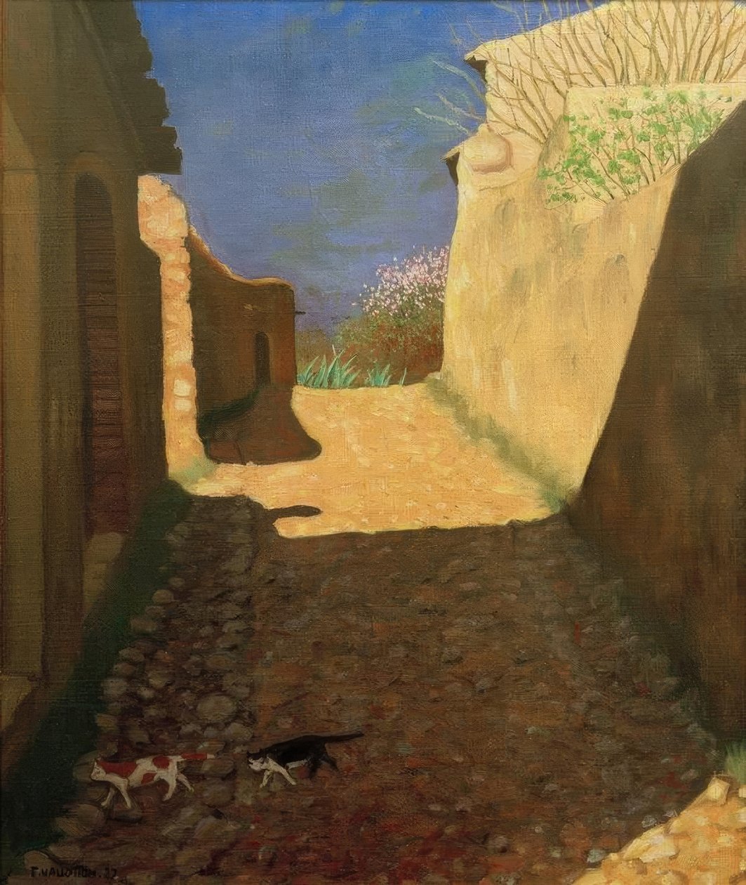 La rue ensoleillée tekijältä Felix Edouard Vallotton