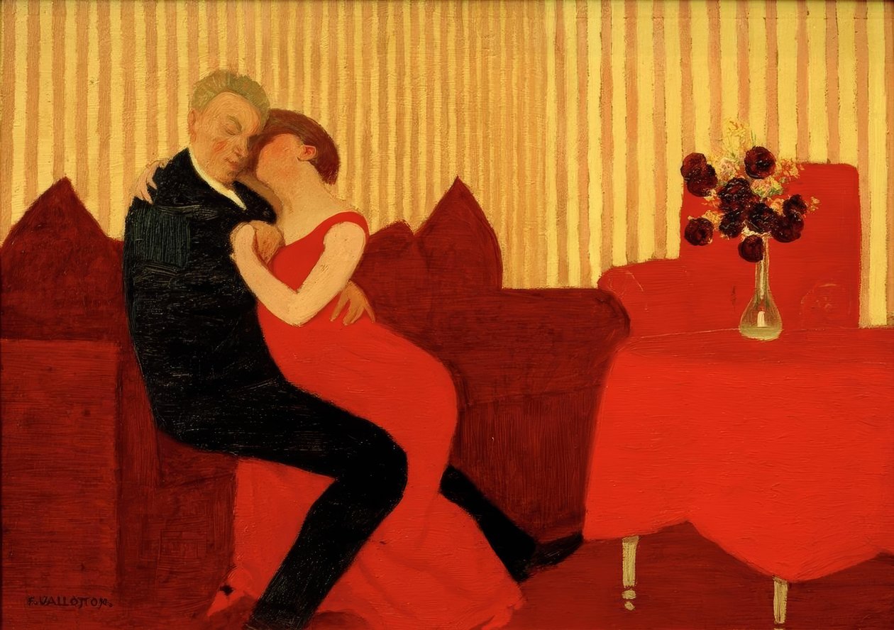 Le mensonge tekijältä Felix Edouard Vallotton