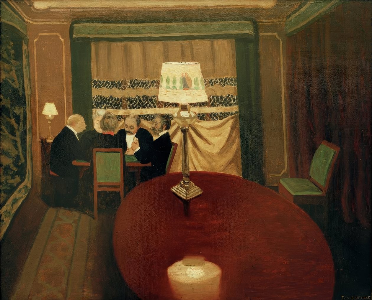 Le pokeria tekijältä Felix Edouard Vallotton