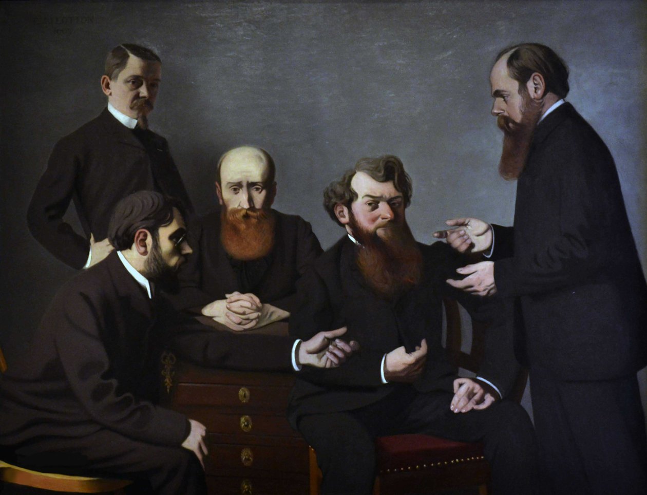 Viisi maalaria Viisi maalaria: Félix Vallotton, Pierre Bonnard, Édouard Vuillard... 1902-1903. tekijältä Felix Edouard Vallotton