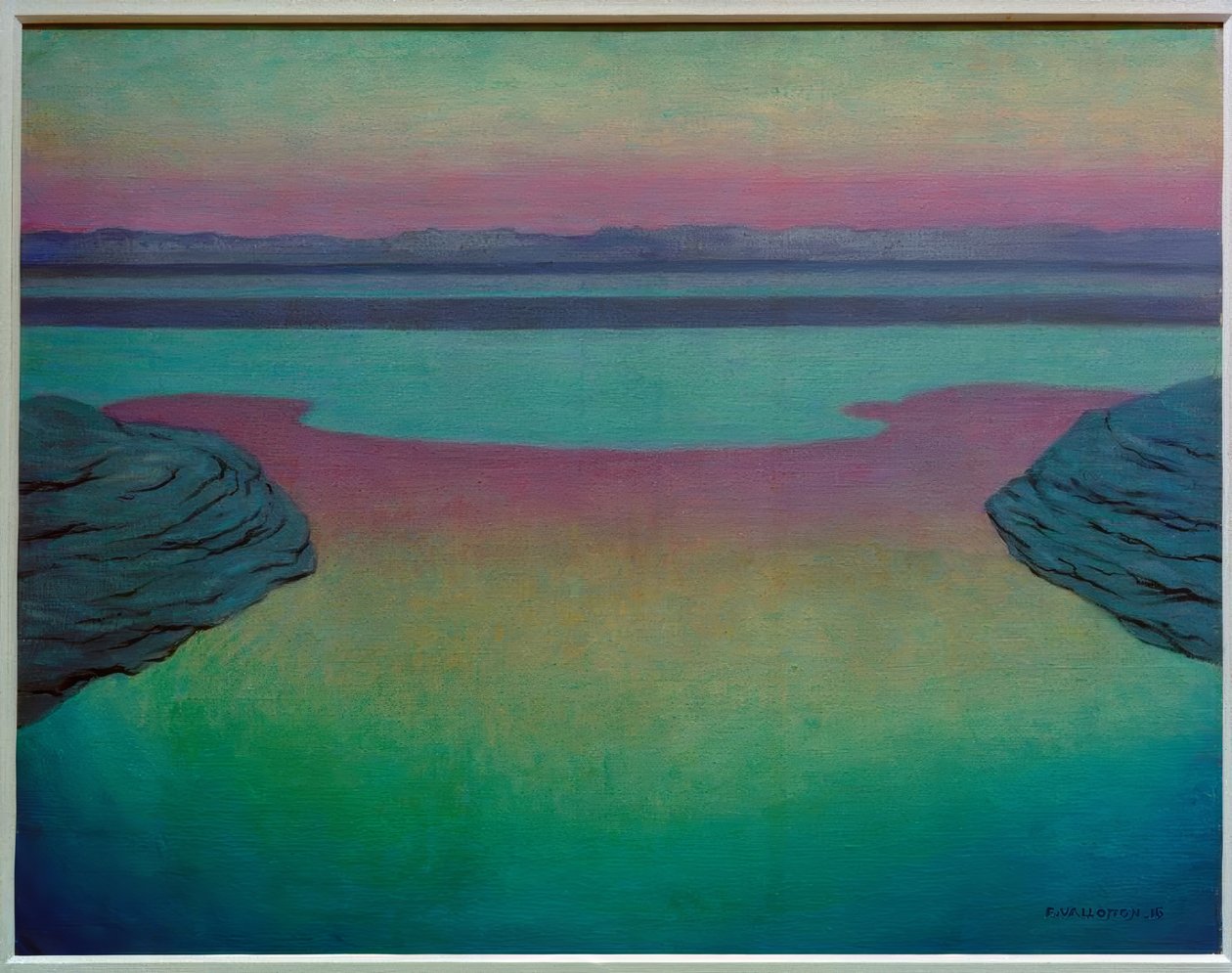 Nousuvesi illalla tekijältä Felix Edouard Vallotton
