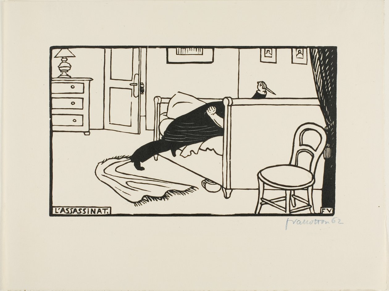 Murhaaja tekijältä Felix Edouard Vallotton
