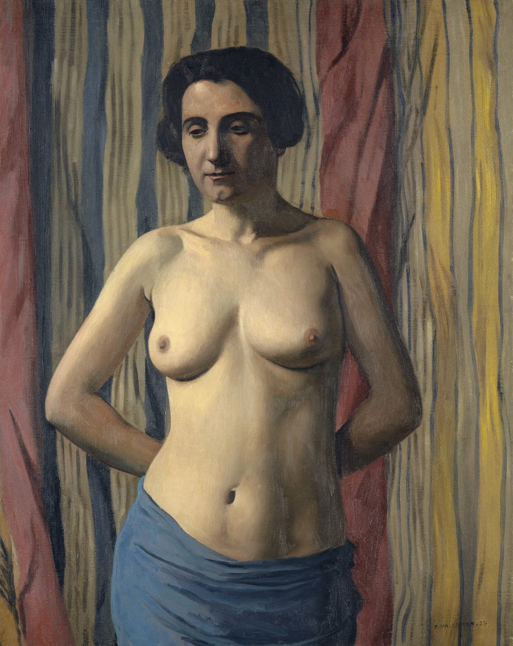 Alaston sininen vyö, 1922. tekijältä Felix Edouard Vallotton
