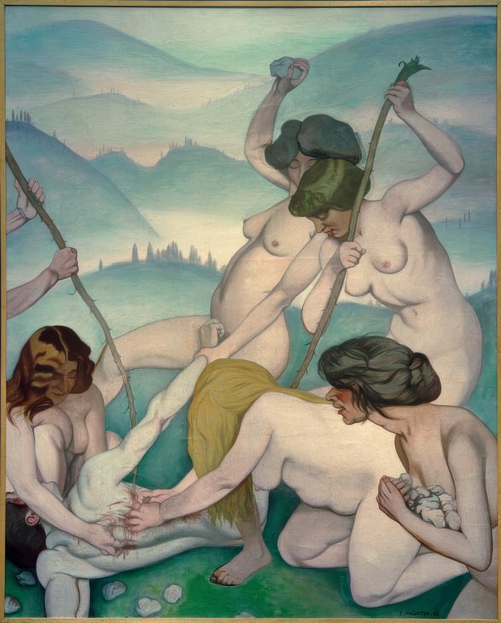 Orpheus teurastettiin tekijältä Felix Edouard Vallotton