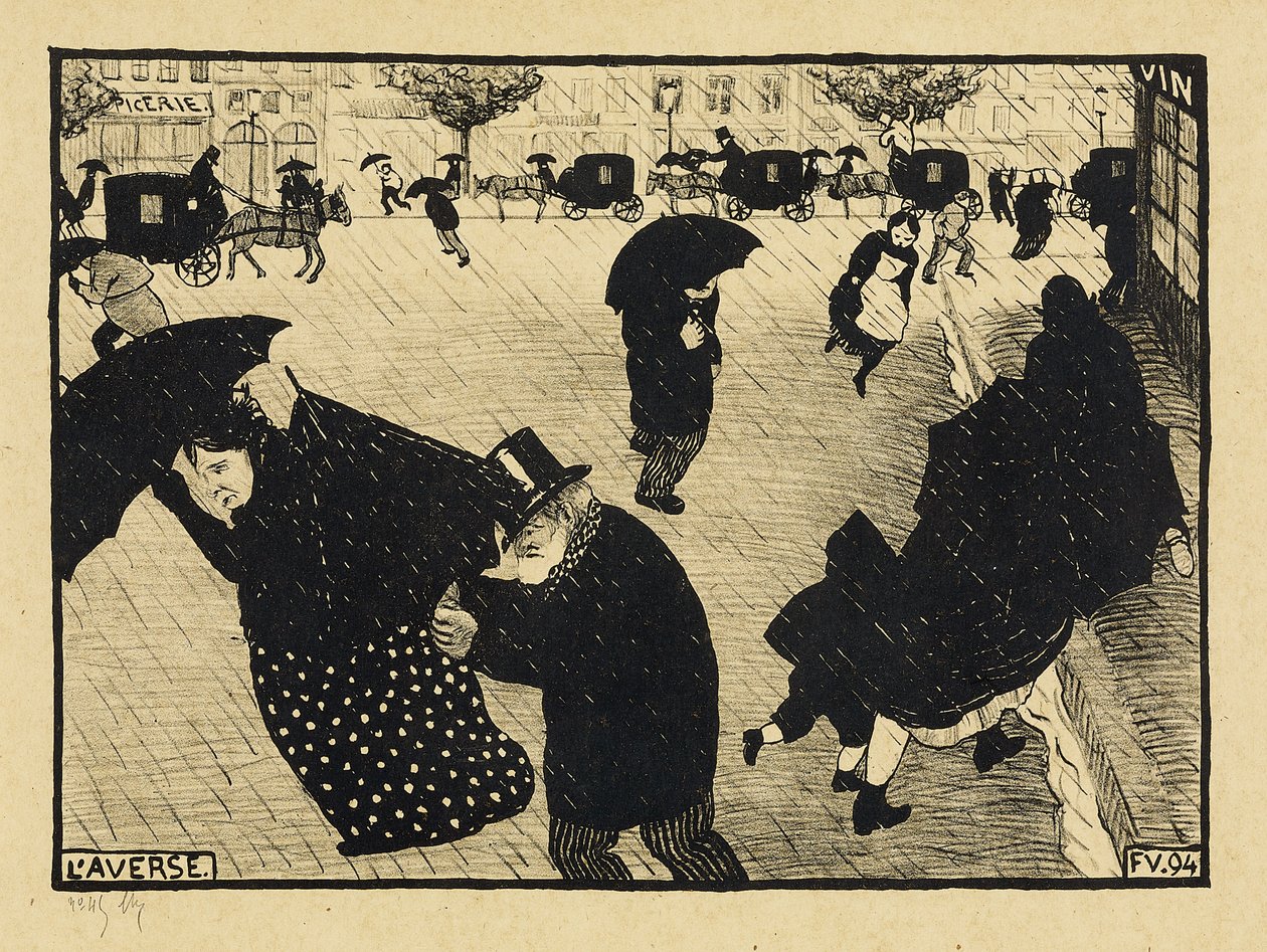 Paris Intense, 1893-94 tekijältä Felix Edouard Vallotton