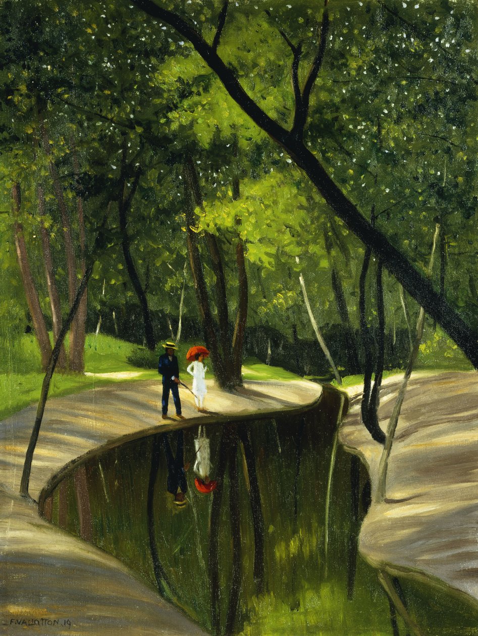 Boulognen maisema, 1919 tekijältä Felix Edouard Vallotton