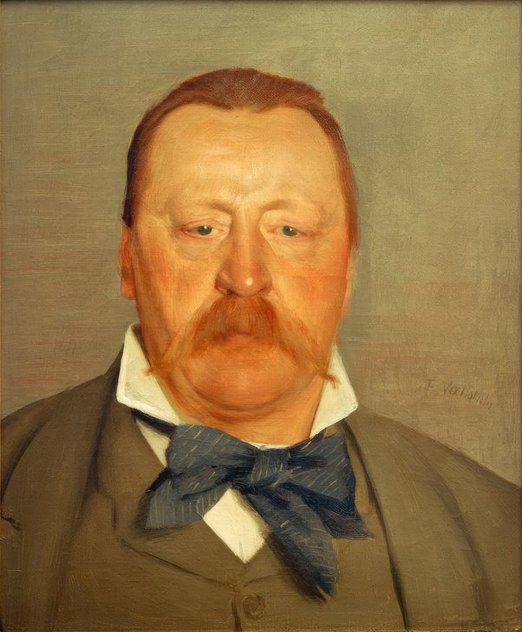 Monsieur Alfred Delislen muotokuva tekijältä Felix Edouard Vallotton