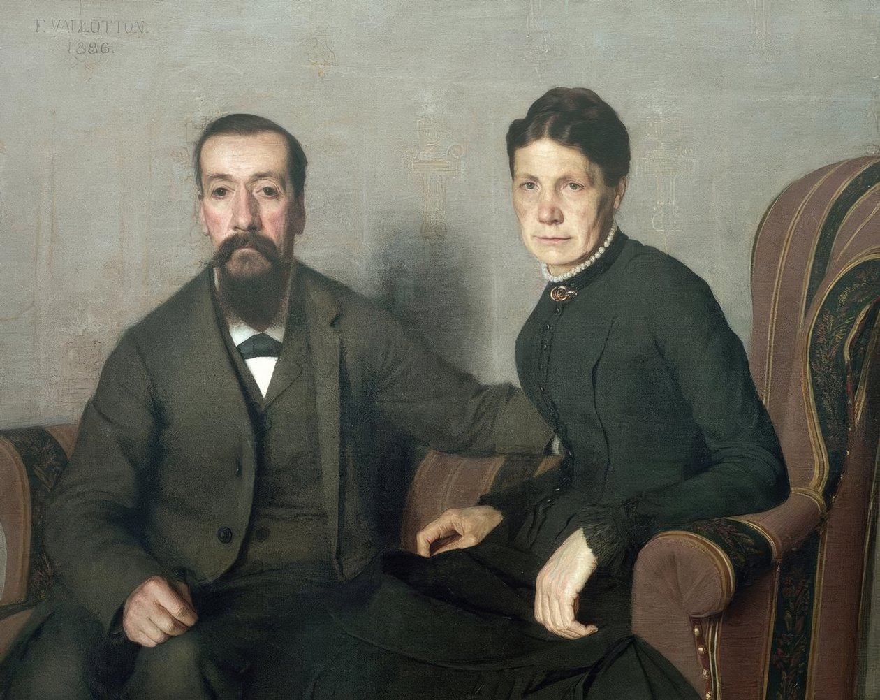 Muotokuva taiteilijan vanhemmista tekijältä Felix Edouard Vallotton